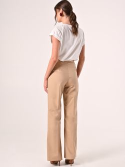 Hose in Beige aus Baumwolle mit Klappen det_3