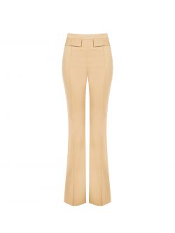 Hose in Beige aus Baumwolle mit Klappen det_4