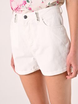 Pantalón corto vaquero blanco in_i5