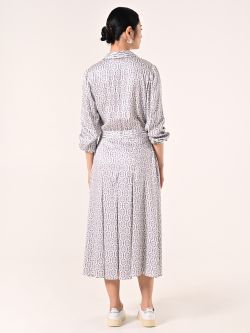 Robe midi imprimée blanche et bleu ciel det_3