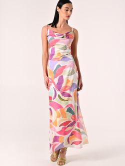 Vestido multicolor con enagua in_i7