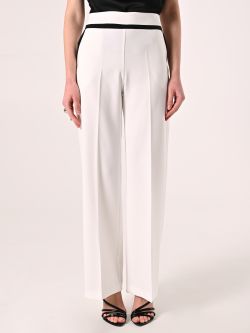 Pantaloni Palazzo Bicolor Black & White det_2