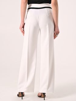 Pantaloni Palazzo Bicolor Black & White det_3