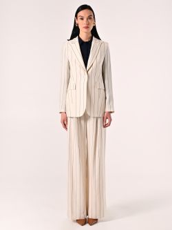 White Jacket with Blue Stripes det_1