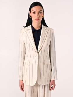 White Jacket with Blue Stripes det_2