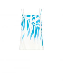 Turquoise-print Top det_4