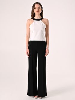 Top Bicolore Black & White con Fiocco det_1