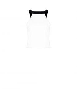 Top Bicolore Black & White con Fiocco det_4
