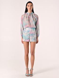 Shorts mit Palmen-Print det_1