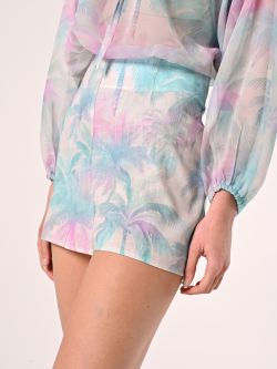 Shorts mit Palmen-Print in_i5