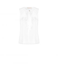 White Ruffled Blouse det_4