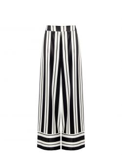 Gestreifte Hose in Black & White det_4