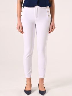 Pantalón blanco con botones marineros det_2