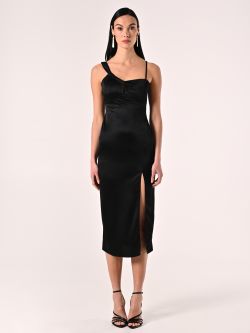 Stretch-Kleid in Schwarz det_1