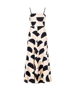 Midi-Kleid aus bedruckter Baumwolle det_4