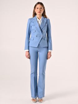 Jacke in Hellblau mit Denim-Effekt det_1