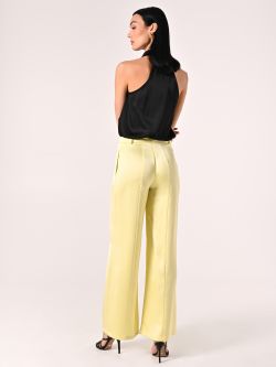Pantaloni Gialli in Raso det_3