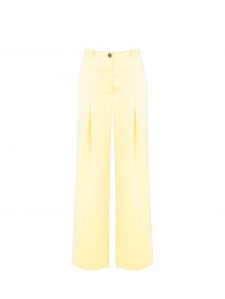Pantaloni Gialli in Raso det_4