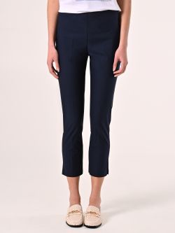 Pantaloni Skinny in Cotone Blu det_2