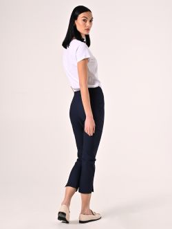 Pantaloni Skinny in Cotone Blu det_3