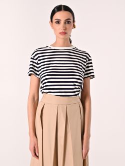 Camiseta de rayas marineras blancas y azules det_2
