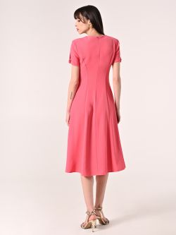 Vestido midi rosa camelia det_3
