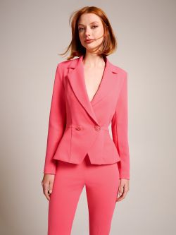 Chaqueta de neopreno crepé rosa camelia sp_e1