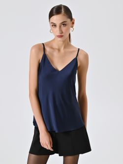 Top Spalline Sottili Blu in_i7