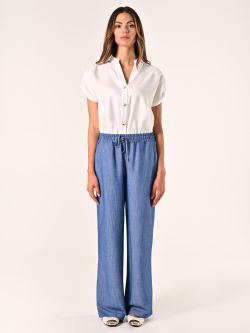 Chambray Trousers det_1