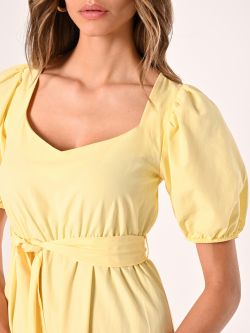 Abito Giallo in Misto Cotone  in_i5