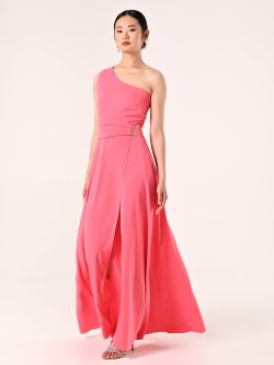Robe en tissu fluide rose pâle in_i7