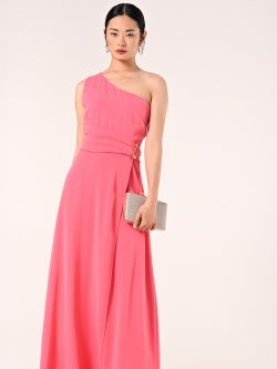Robe en tissu fluide rose pâle sp_e1