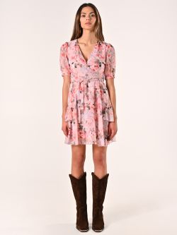 Flouncy Floral-print Dress det_1