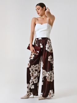 Pantalon imprimé fleuri sp_e1