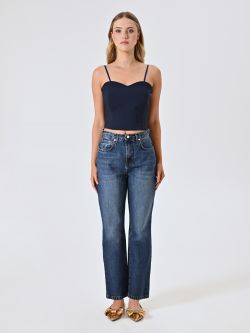 Blue Technical Fabric Top det_1