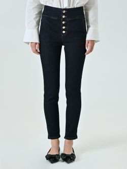 Jeans slim fit elásticos de lavado oscuro det_2