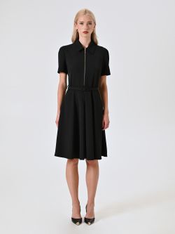 Kleid mit Reißverschluss und Kragen det_1