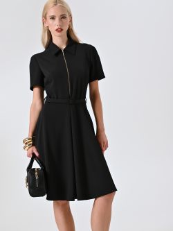 Kleid mit Reißverschluss und Kragen sp_e1