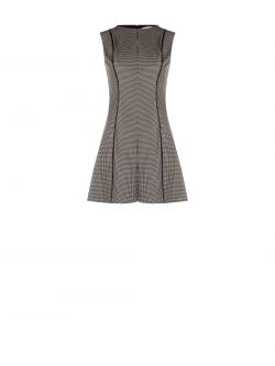 Robe fourreau pied-de-poule det_4