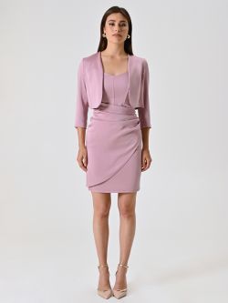 Coprispalle in Raso Rosa Malva det_1