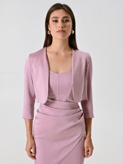 Coprispalle in Raso Rosa Malva det_2