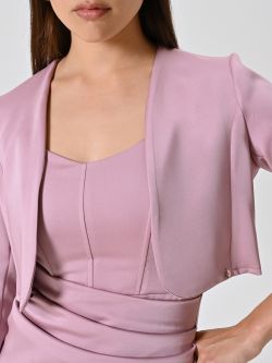 Bolero aus Satin in Malve in_i5