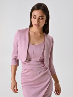 Coprispalle in Raso Rosa Malva in_i7