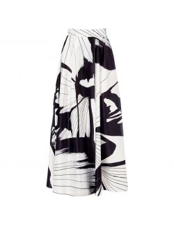 Maxi Gonna stampa Black & White det_4