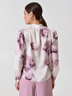 Blusa stampa Floreale Rosa Malva det_3