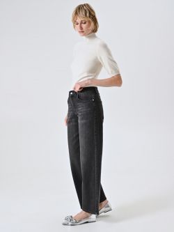 Jeans Neri Wide Leg in_i7