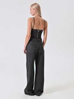 Jeans grises con pedrería det_3