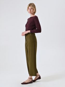 Pantaloni Verdi in Poliviscosa in_i7