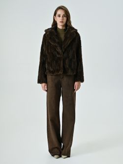 Short Faux-fur Jacket det_1