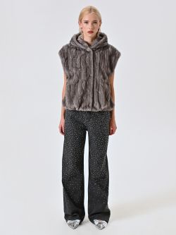 Gilet effetto Pelliccia det_1